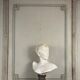 Plaster bust of Diana after Falguière, 20th century