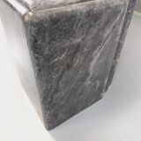 Vintage grey marble coffee table from the 1970s.