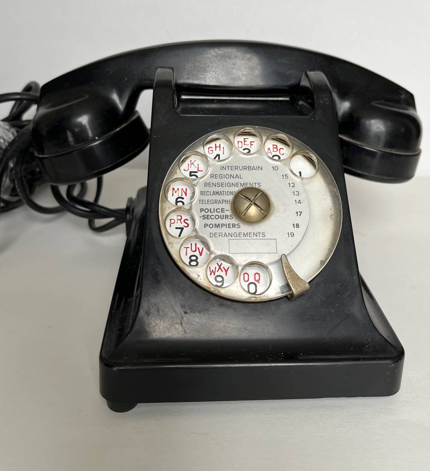 Old Bakelite telephone