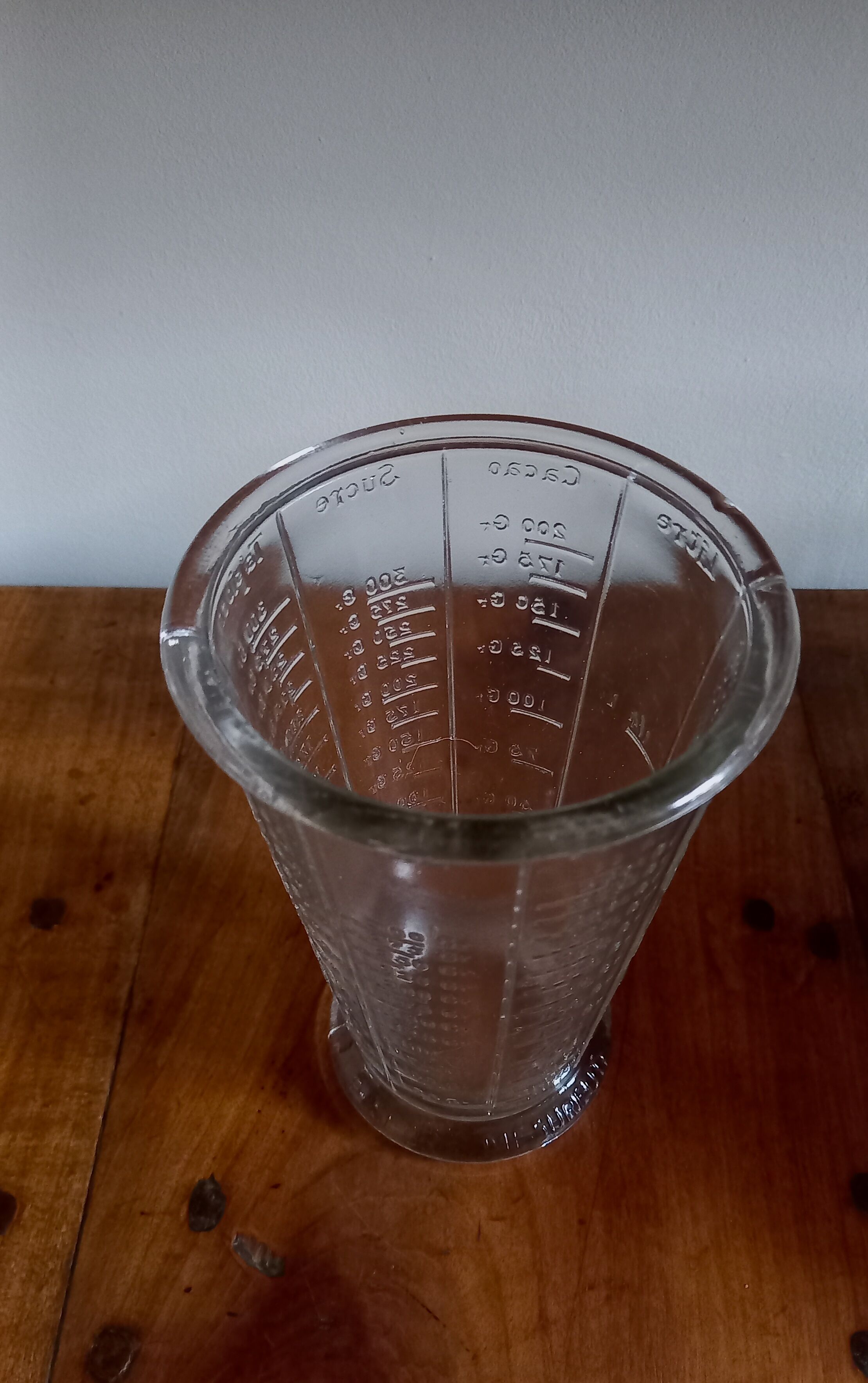 Verre Doseur Gradué Verre Silitop 1L Transparent