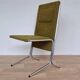 Set of three midcentury chrome design dining chairs, 1970s, Czechoslovakia