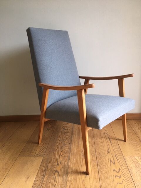 Scandinavian armchair compass feet