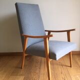 Scandinavian armchair compass feet