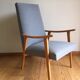 Scandinavian armchair compass feet