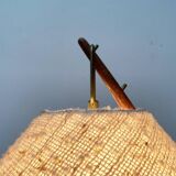 Mid-century Dornstab table lamp in teak by A. Pöll for Kalmar