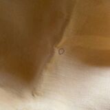 Nappe et 12 serviettes couleur paille annees 50.