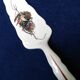 Earthenware pie shovel Obernai décor signed Henri Loux