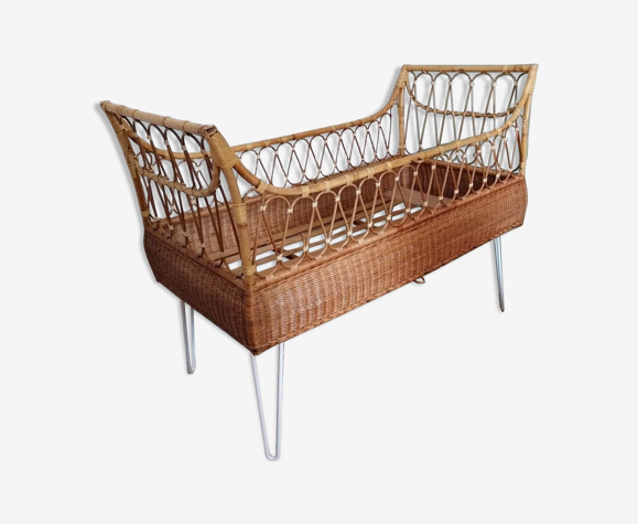 Lit pour bébé en Osier