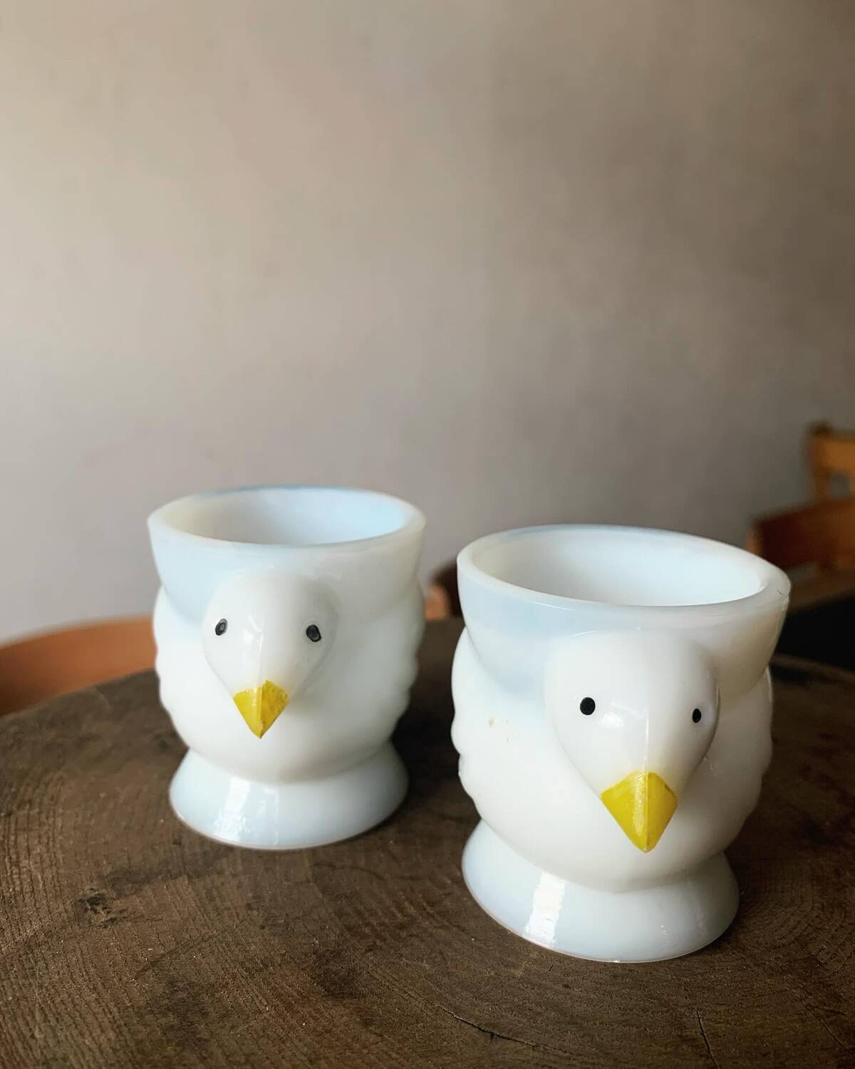 Pair of old egg cups