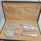 Cutlery with minerva silver handle