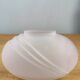 Frosted glass vase