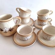 St. Amand earthenware coffee cups