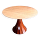 Table à manger ronde en marbre et palissandre