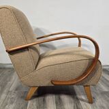 Art Deco Lounge Chair by Jindrich Halabala, 1940s