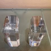 Serre-livres ritts, astrolite lucite, 1970s