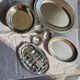 Set of 5 serving dishes in silverware: Jean Couzon & Guy Degren