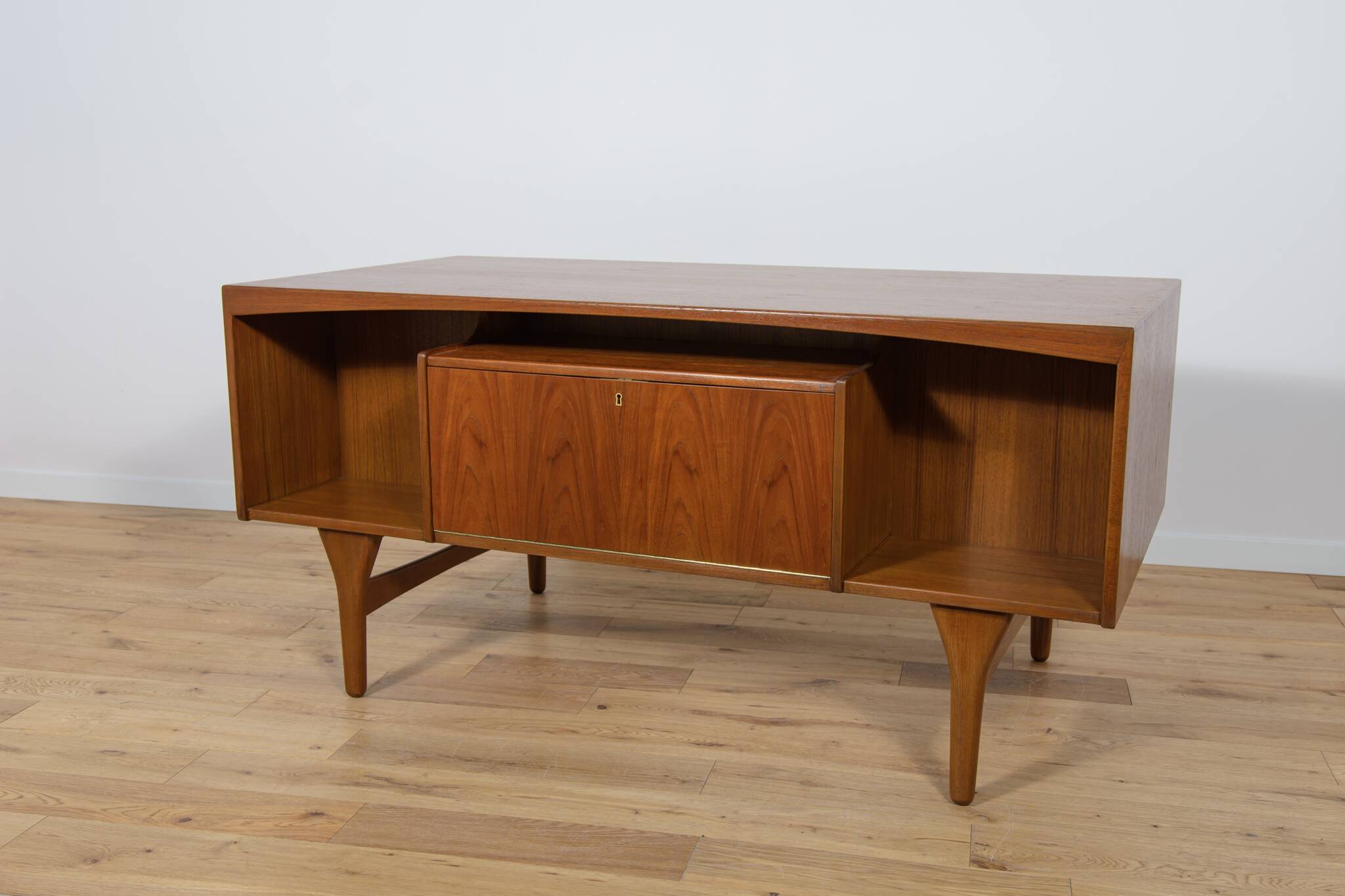 Mid-Century Freestanding teak Desk by Valdemar Mortensen, 1960s