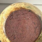 Alexandre Kostanda - Vase Boule - Grès - 18,5 cm - Vallauris