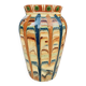 Handcrafted vase with glazes, 1970s