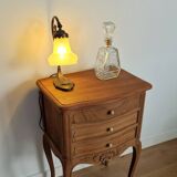 Commode chevet bois style Louis XV