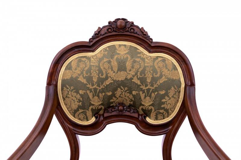 Antique armchair from around 1880, France. After renovation.