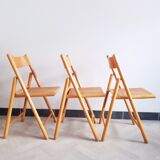 Trio of cannate chairs