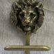 Lion head coat hooks in solid brass, Peerage England