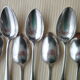Box of 12 teaspoons in silver metal Metal White Model uniplat