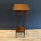 Antique oak plant table