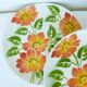 4 vintage Moulin des Loups Orchies dessert plates, Ontario model