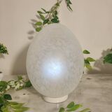 White speckled Vianne egg lamp