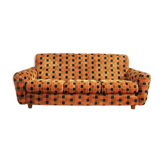 Checkered caterpillar sofa, 1970s