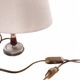 Vintage Bakelite & Brass Shell Table Lamp - Linen Shade - Years