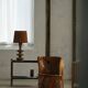 Chair made from hand-carved pine with storage, modern Swedish style, wabi-sabi, 1900s.