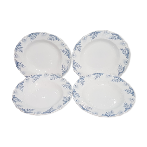 lot de 4 assiettes à