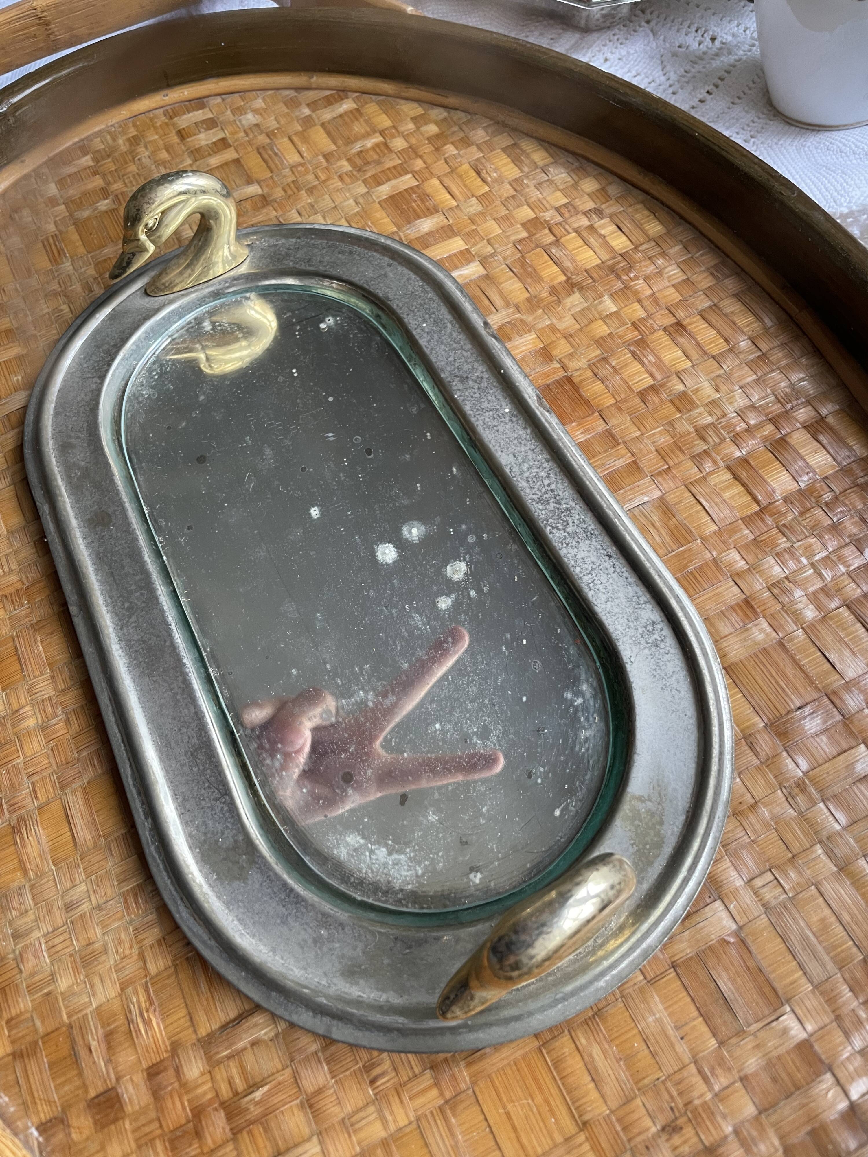 Silver plated tray
