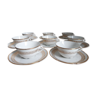 Ste de 8 tasses Limoges