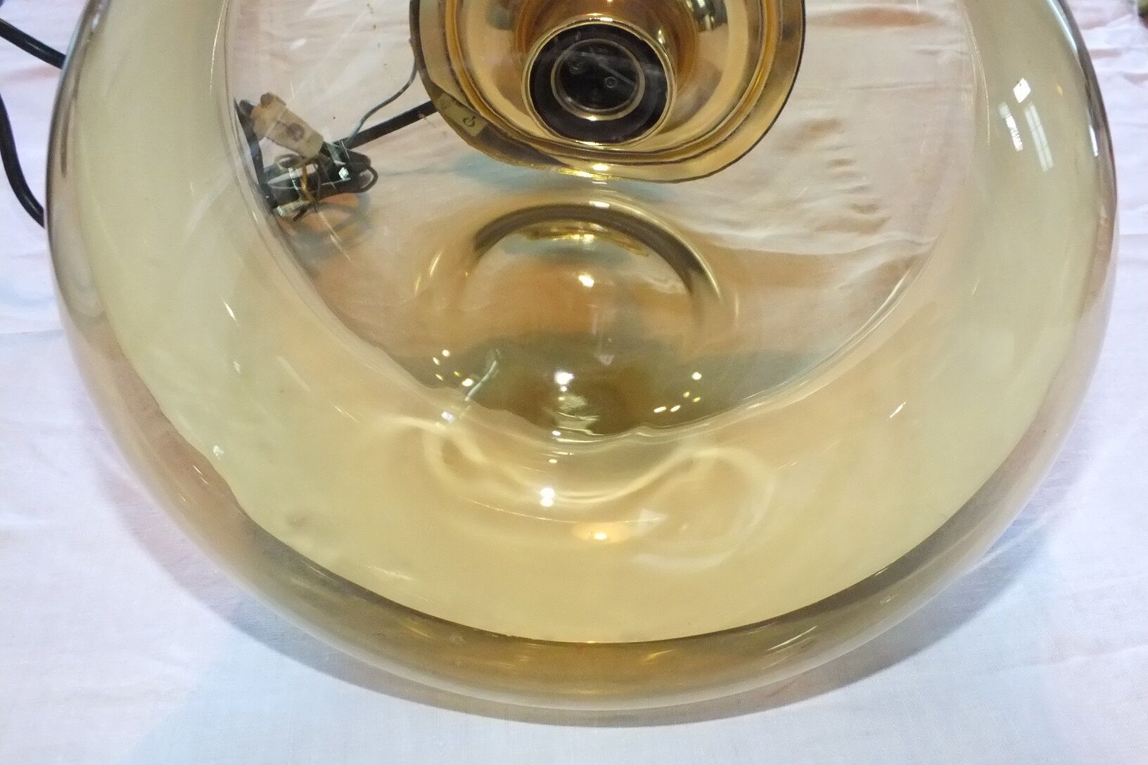 70s/80s Peill & Putzler glass hanging