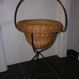 Corbeille à couture en osier