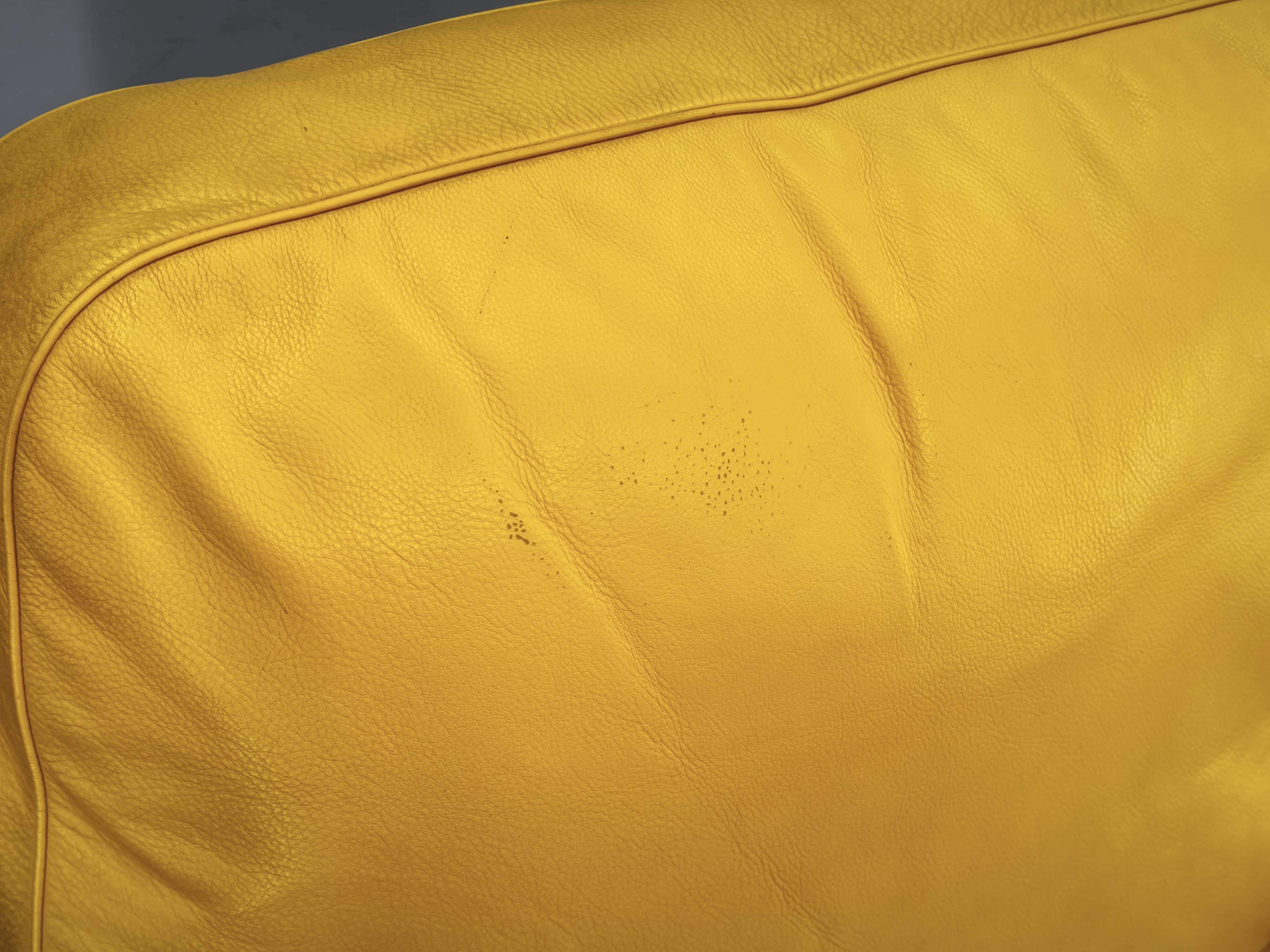 Poltrona Frau George Leather Sofa, Italy, 1992, Labeled