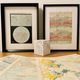 Old geological map of France from 1924