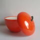 Pomme seau à glaçons orange seventies vintage