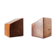 Vintage solid wood bookends