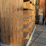 Wooden locker cabinet