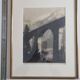 Photo of the Sainte-Marie viaduct, Les Houches, Mont-Blanc, signed Dubois, 35 x 44 cm.