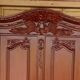 Norman wedding wardrobe in solid wood 4 doors