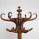Coat rack parrot curved wood 1900