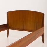 Danish mid century modern teak bed by Sidelmann Jakobsen, 1960s