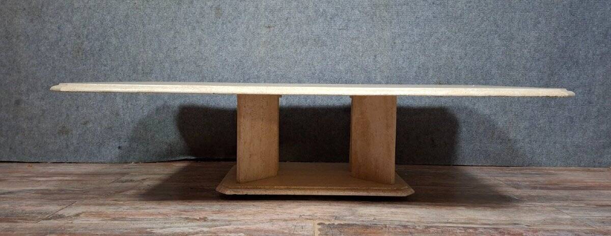 Travertine coffee table – 1970s work