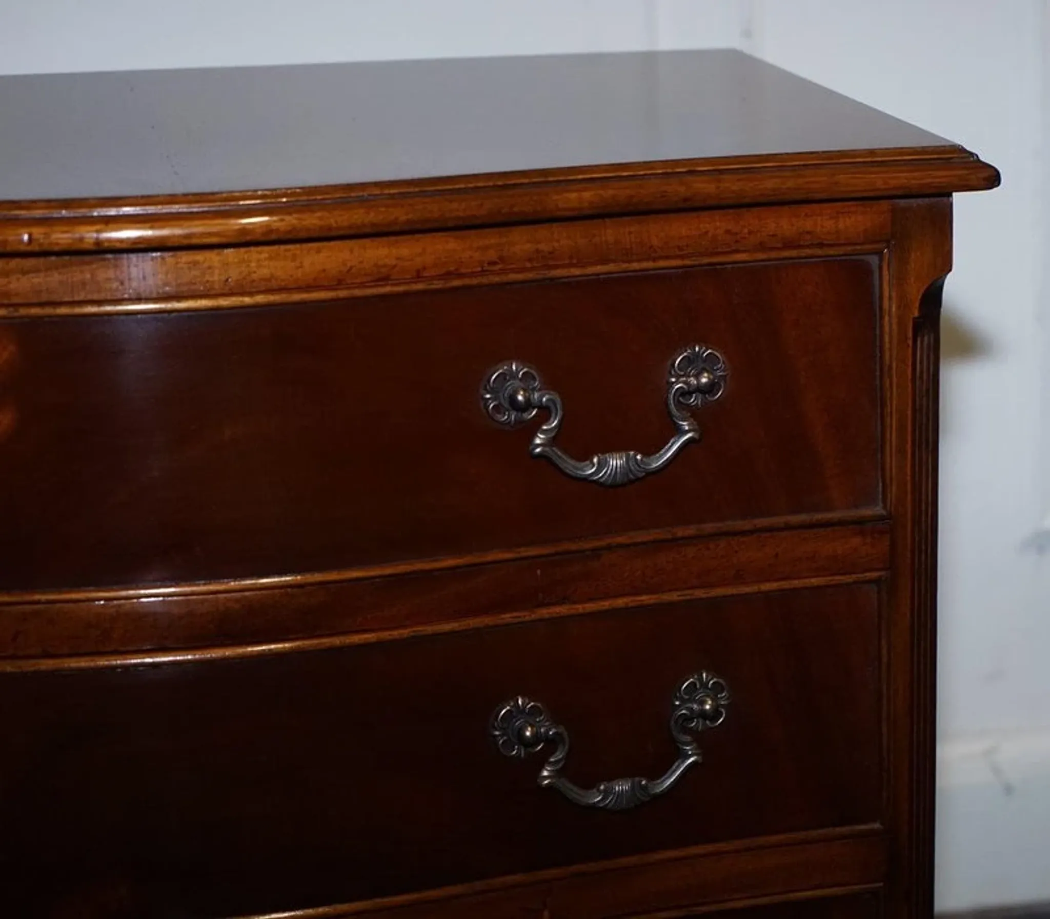 Large Wooden Bedside Tables, Set of 2